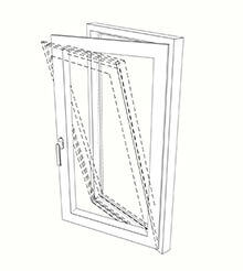 Ventana oscilobatiente