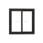 Ventana PVC Negro DVH 100x100 - Imagen 2