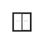 Ventana PVC Negro DVH 120x120 - Imagen 3