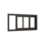 Ventana PVC Negro DVH 120 x 60cm - Imagen 2