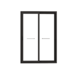 Puerta Ventana PVC Negro DVH 140x205 - Imagen 4