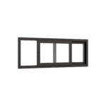 Ventana PVC Negro DVH 160 x 60cm - Imagen 6