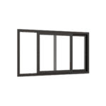 Ventana PVC Negro DVH 180x100 - Imagen 6