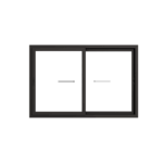 Ventana PVC Negro DVH 180x120 - Imagen 2