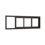 Ventana PVC Negro DVH 180 x 60cm - Imagen 6