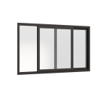 Ventana PVC Negro DVH 200x120 - Imagen 5