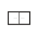 Ventana PVC Negro DVH 200x120 - Imagen 2