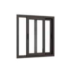 Ventana PVC Gris Antracita DVH 100x100 - Imagen 6