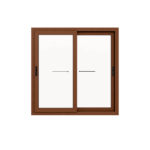 Ventana PVC Roble Claro DVH 120x120 - Imagen 4