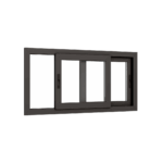 Ventana PVC Gris Antracita DVH 120x60 - Imagen 4