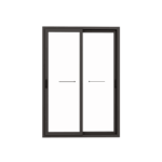 Puerta Ventana PVC Gris Antracita DVH 140x205 - Imagen 5