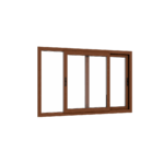 Ventana PVC Roble Claro DVH 180x100 - Imagen 5