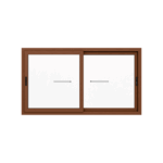 Ventana PVC Roble Claro DVH 180x100 - Imagen 3