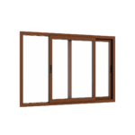 Ventana PVC Roble Claro DVH 180x120 - Imagen 3