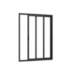 Puerta Ventana PVC Gris Antracita DVH 180x205cm - Imagen 6