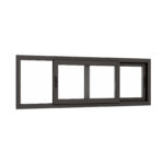 Ventana PVC Gris Antracita DVH 180x60 - Imagen 4