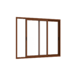 Ventana PVC Roble Claro DVH 200x160 - Imagen 4