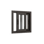 Ventana PVC Gris Antracita DVH 60x60 - Imagen 3
