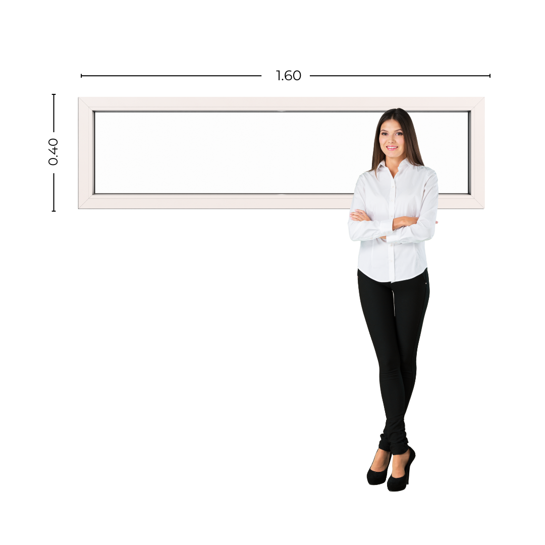 STKF16040- Persona Abertura STK Blanca 160x40