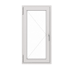 Ventana PVC Blanco DVH 60x120 - Imagen 3