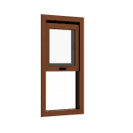 Ventana Guillotina PVC Roble Claro DVH 50x100 - Imagen 5