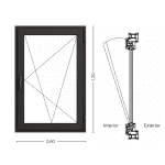Oscilobatiente negra