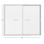 Puerta Ventana PVC Blanco DVH 280x205 - Imagen 4
