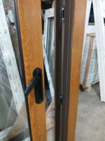 Ventana corrediza PVC Roble 133,5x156,5 Perfil 112 - Imagen 2