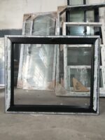 Tabaquera PVC Negra 120x100 cm vidrio simple - Imagen 3