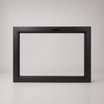 Tabaquera PVC Negra 120x100 cm vidrio simple