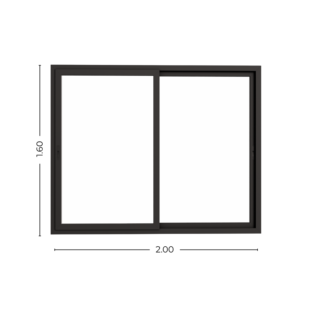 STKC200160 - GFN - Medidas pvc negro ventana